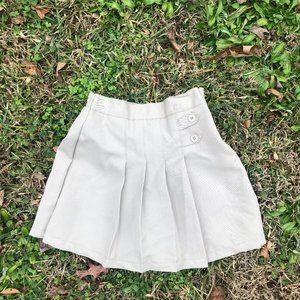Khaki Uniform Skort